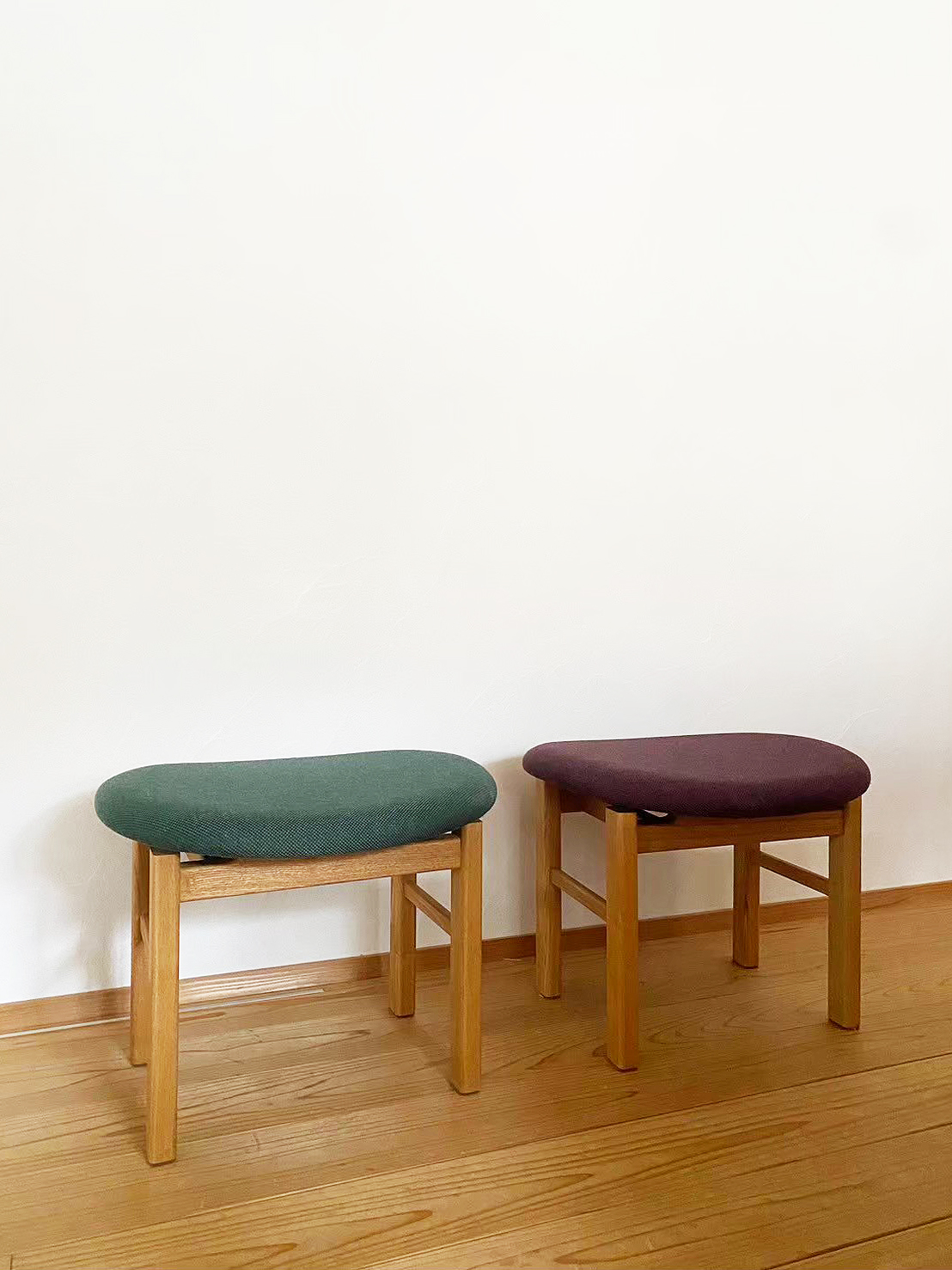 オーダー家具・タモのスツール／東海・岐阜