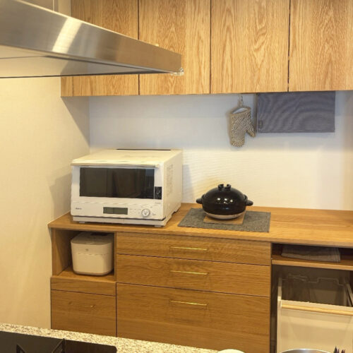 オーダー家具・オークのカップボード/関東・東京