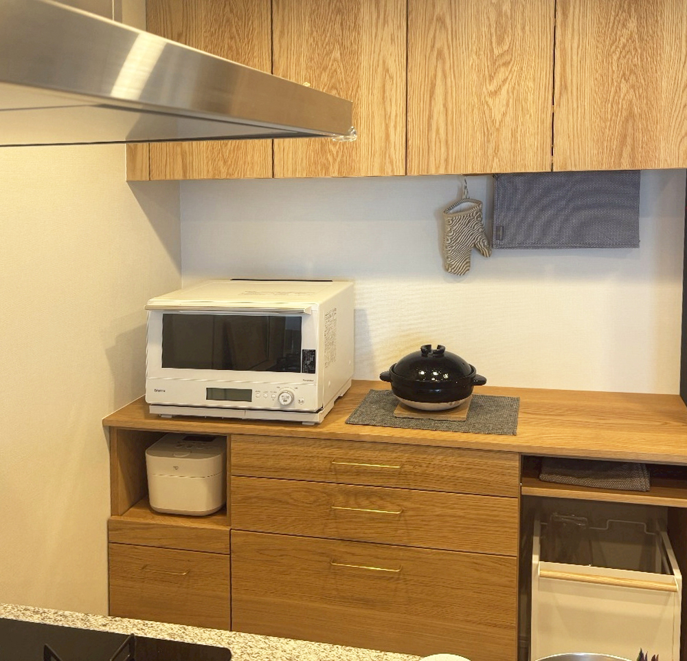 オーダー家具・オークのカップボード／関東・東京