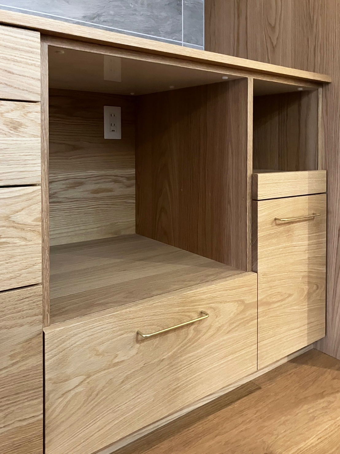 オーダー家具・オークのカップボード/関西・京都 オーダー家具・オークのカップボード/関西・京都