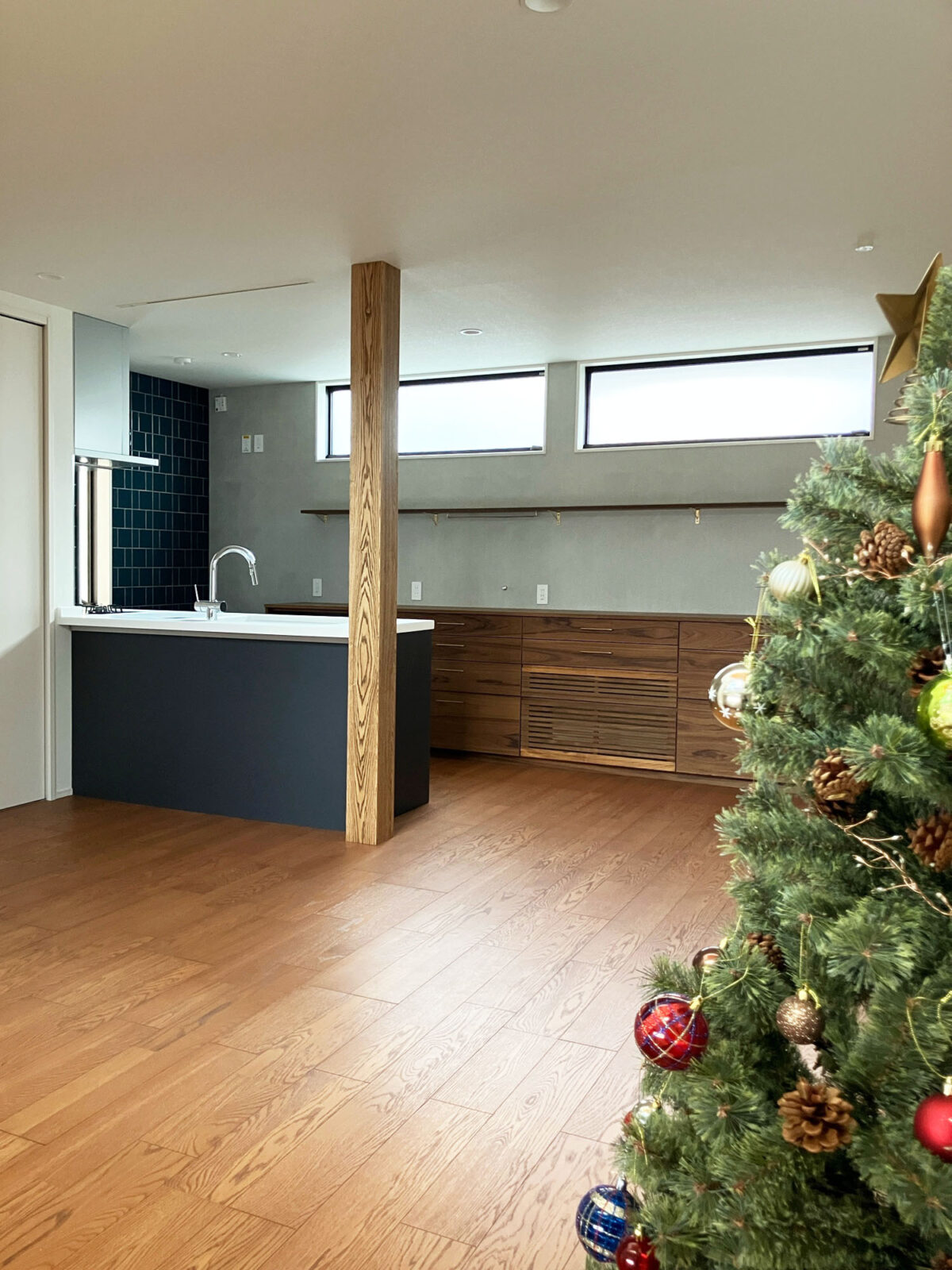 オーダー家具・チークのカップボード／関西・大阪