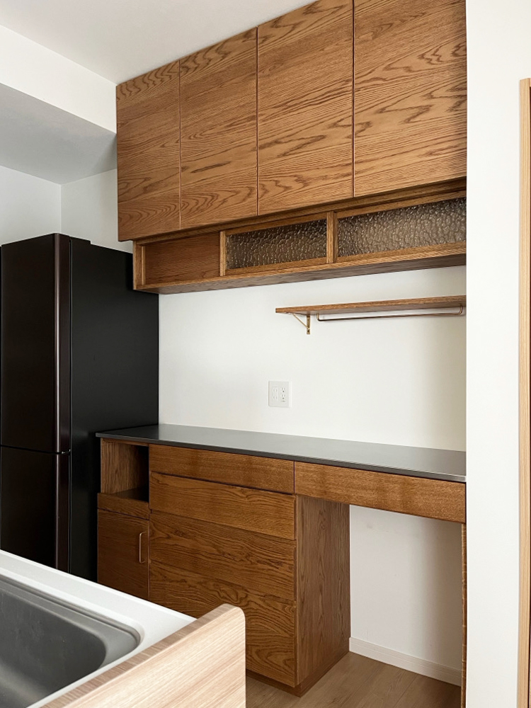 オーダー家具・オークのカップボード/関西・兵庫