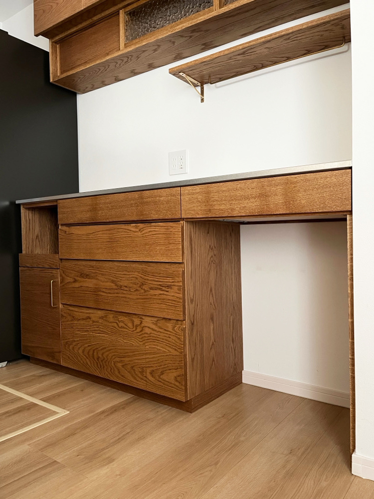 オーダー家具・オークのカップボード/関西・兵庫