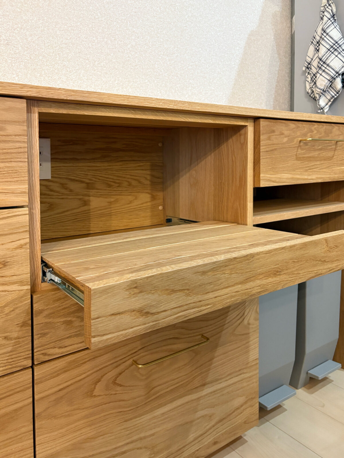 オーダー家具・オークのカップボード/関東・神奈川