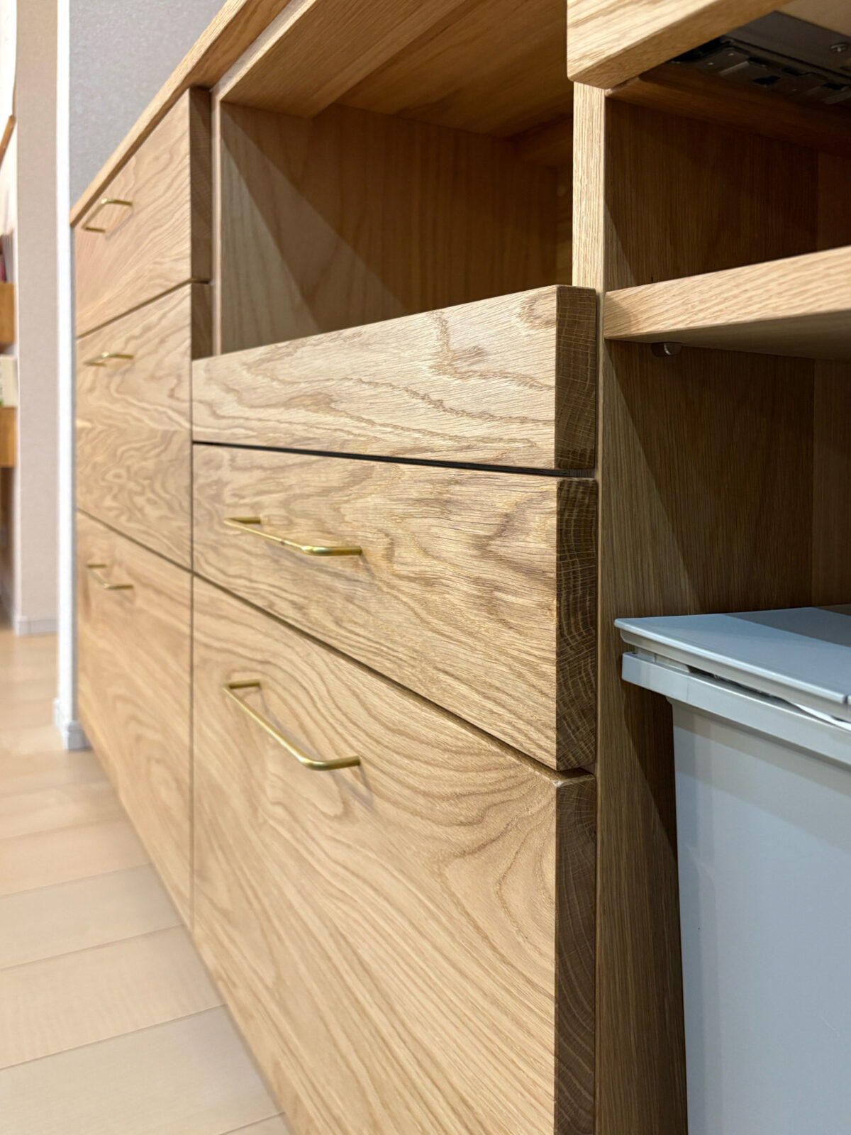 オーダー家具・オークのカップボード/関東・神奈川