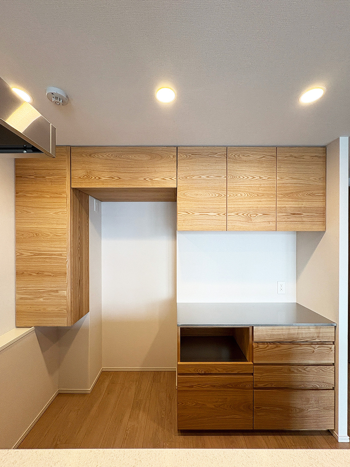 オーダー家具・タモのカップボード／関東・神奈川