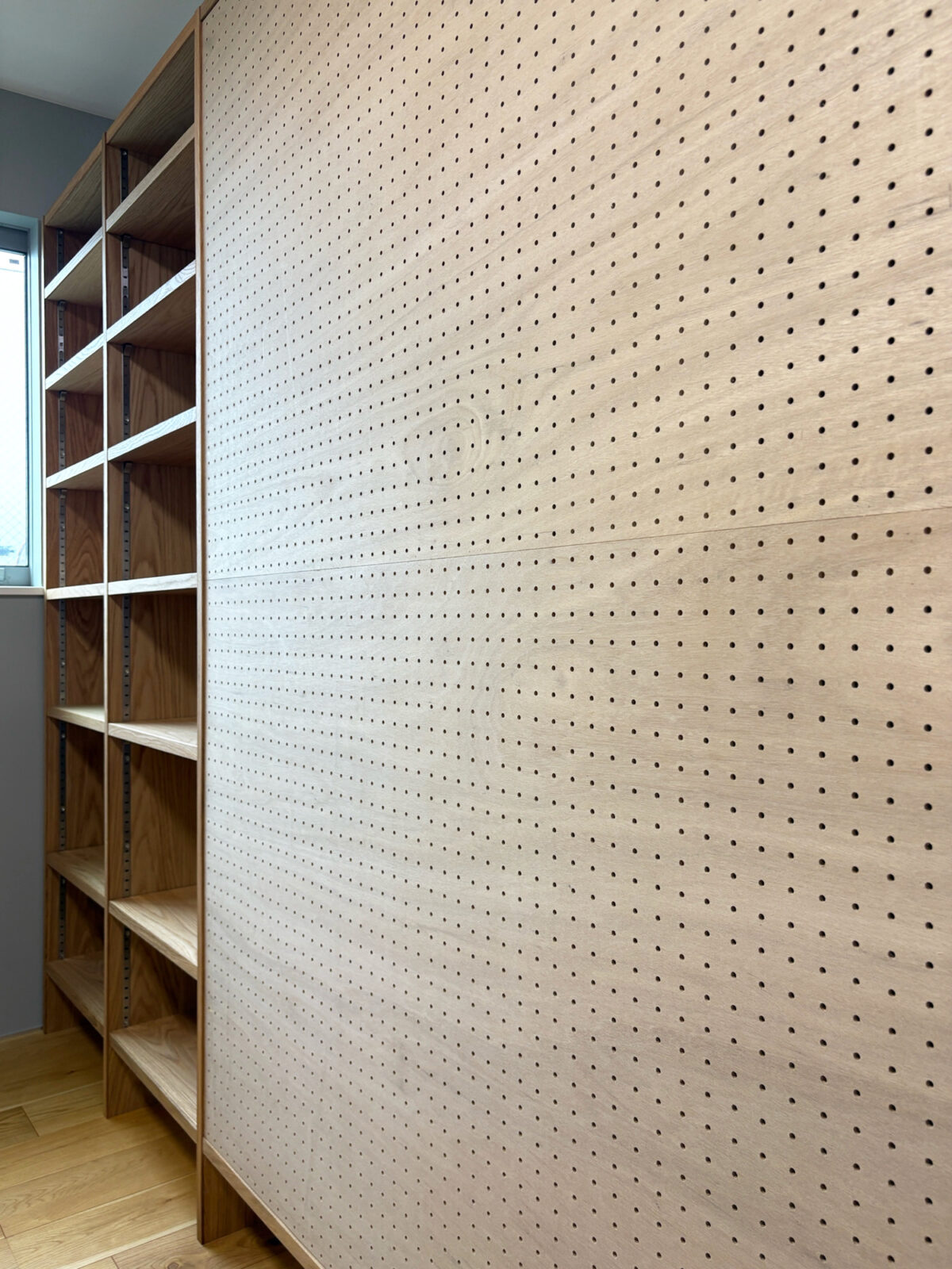 オーダー家具・オークの本棚／関東・神奈川