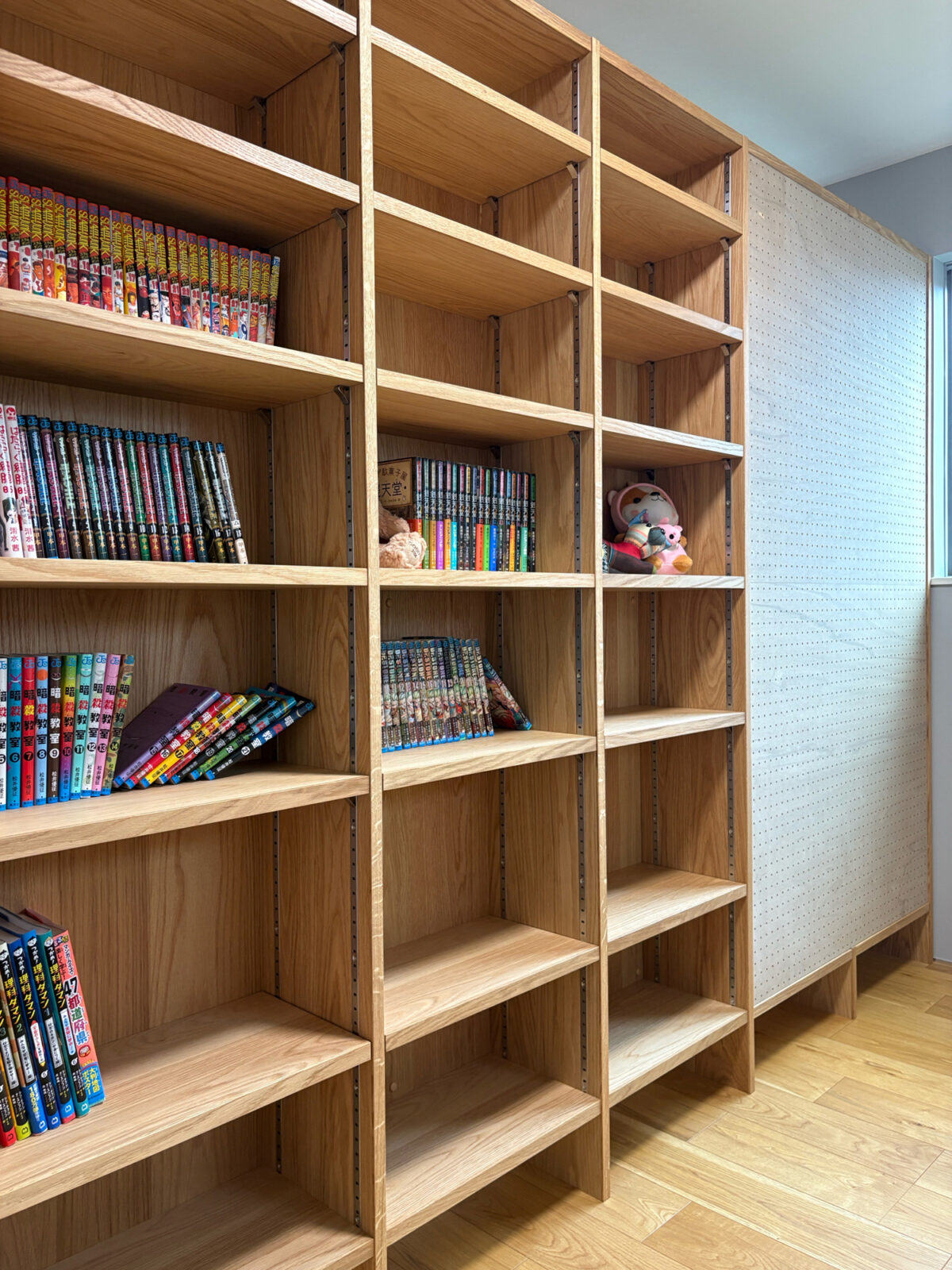 オーダー家具・オークの本棚／関東・神奈川