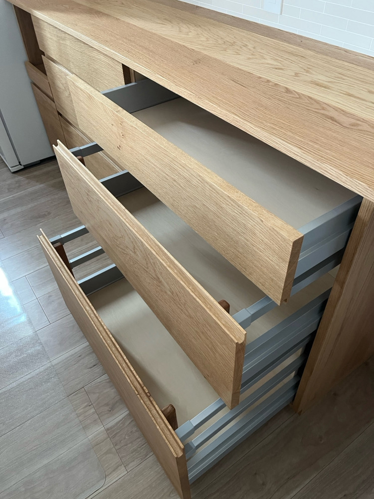 オーダー家具・オークのカップボード／関西・大阪