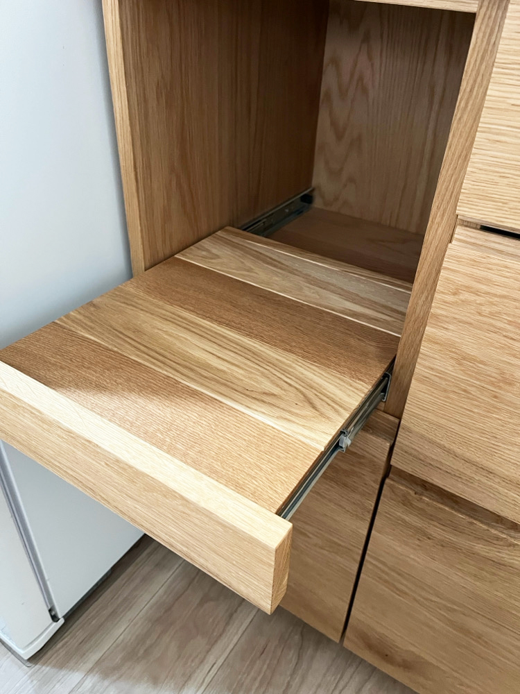 オーダー家具・オークのカップボード／関西・大阪