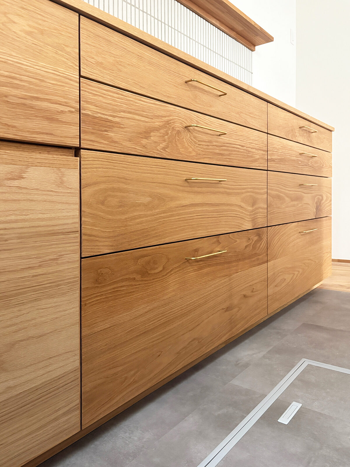 オーダー家具・オークのカップボード／関東・埼玉