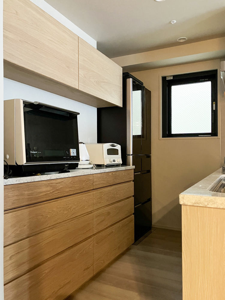 オーダー家具・オークのカップボード／関西・京都