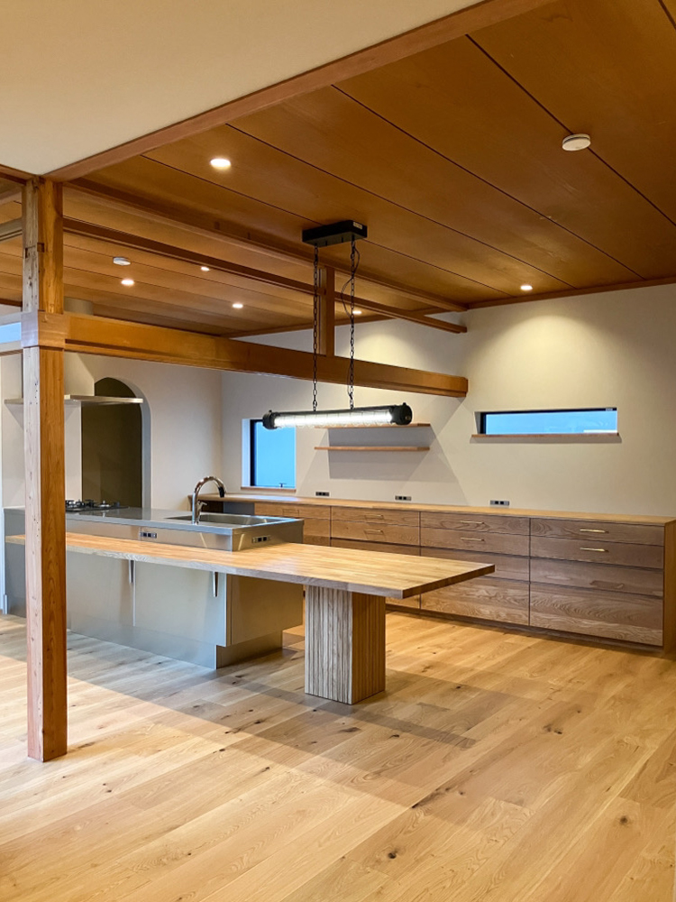 オーダー家具・オークのカップボード／関西・兵庫