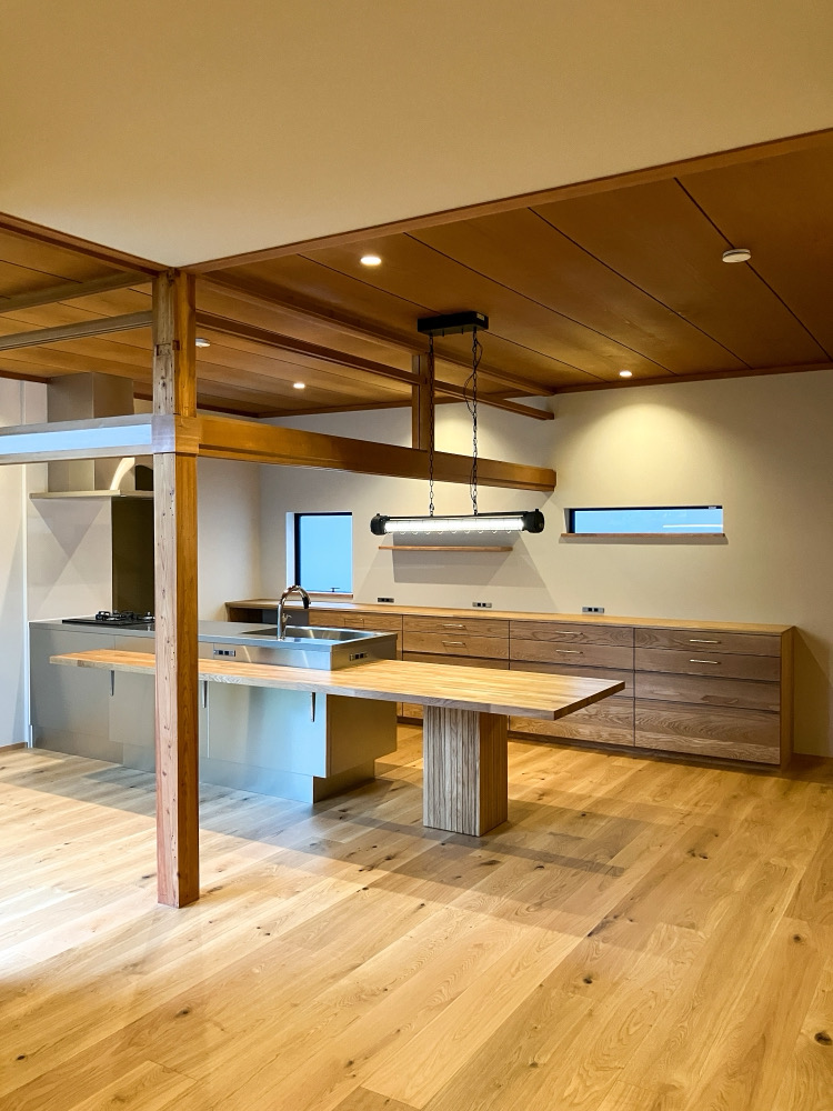 オーダー家具・オークのカップボード／関西・兵庫