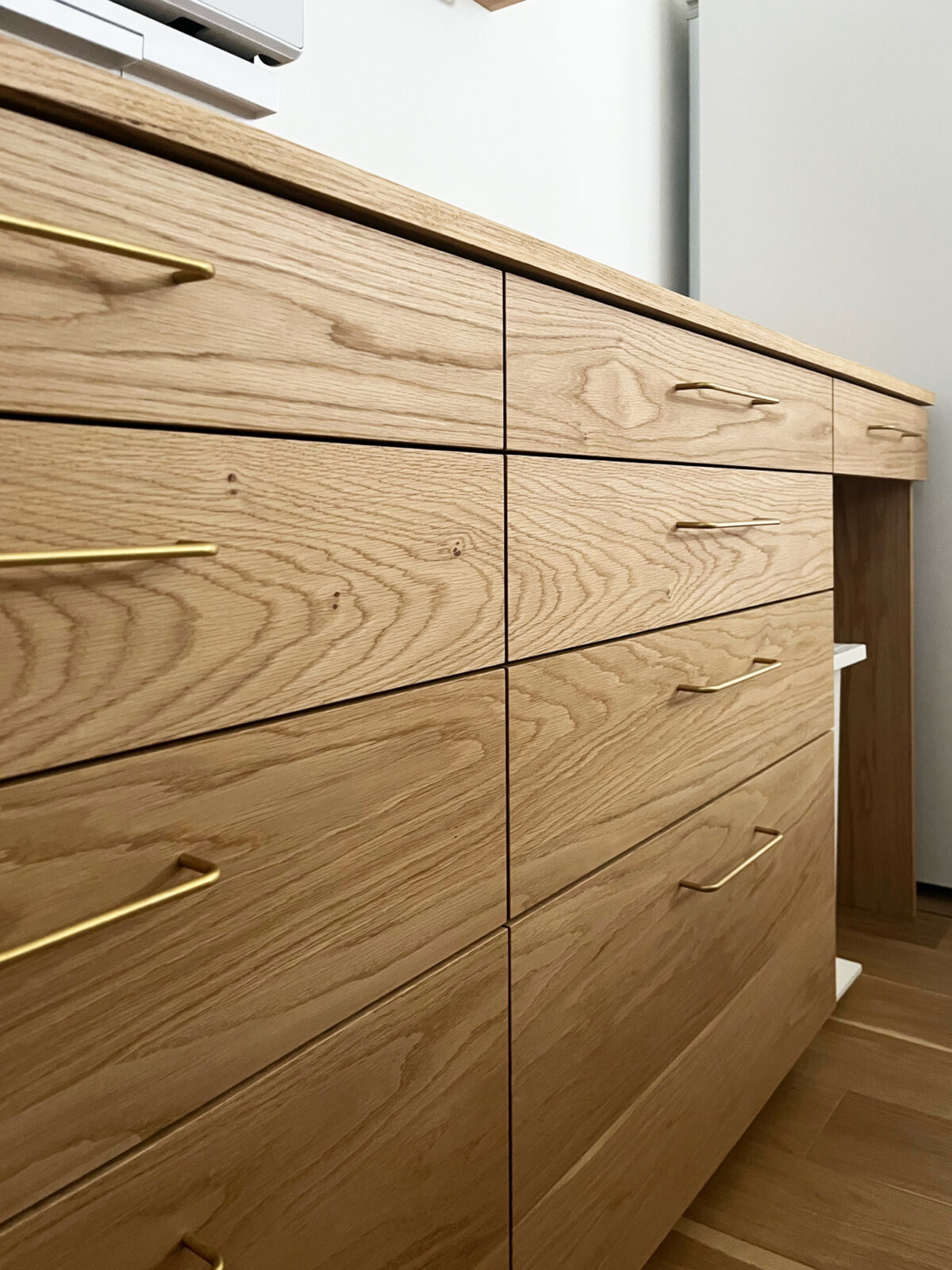 オーダー家具・オークのカップボード／関西・大阪