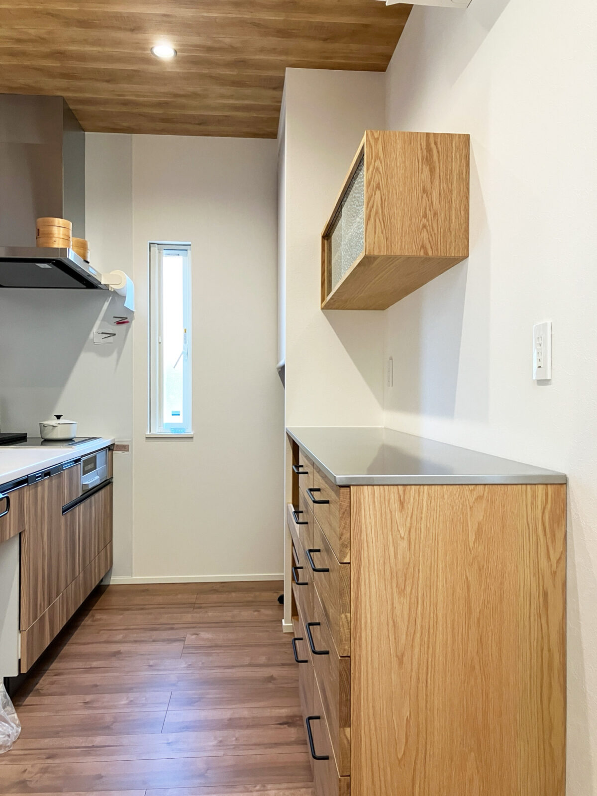 オーダー家具・オークのカップボード／関西・奈良