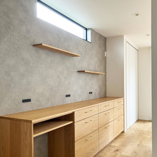 オーダー家具・オークのカップボード/関西・奈良