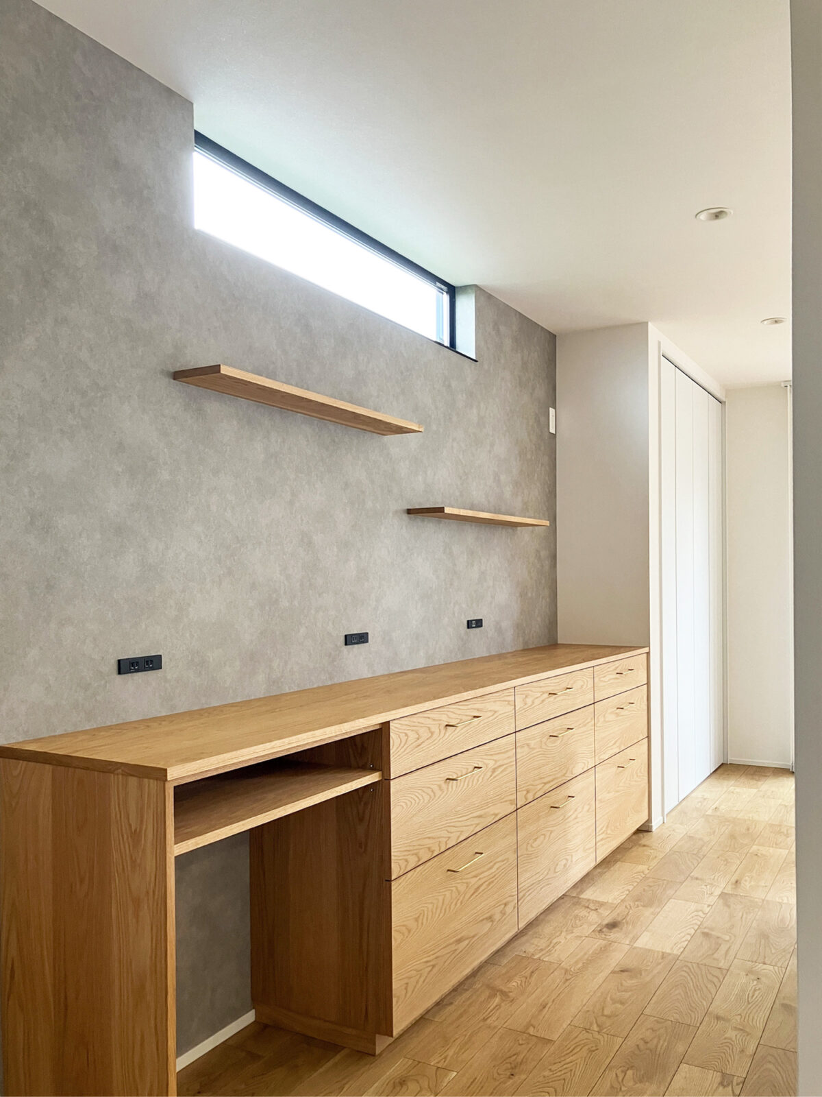 オーダー家具・オークのカップボード／関西・奈良