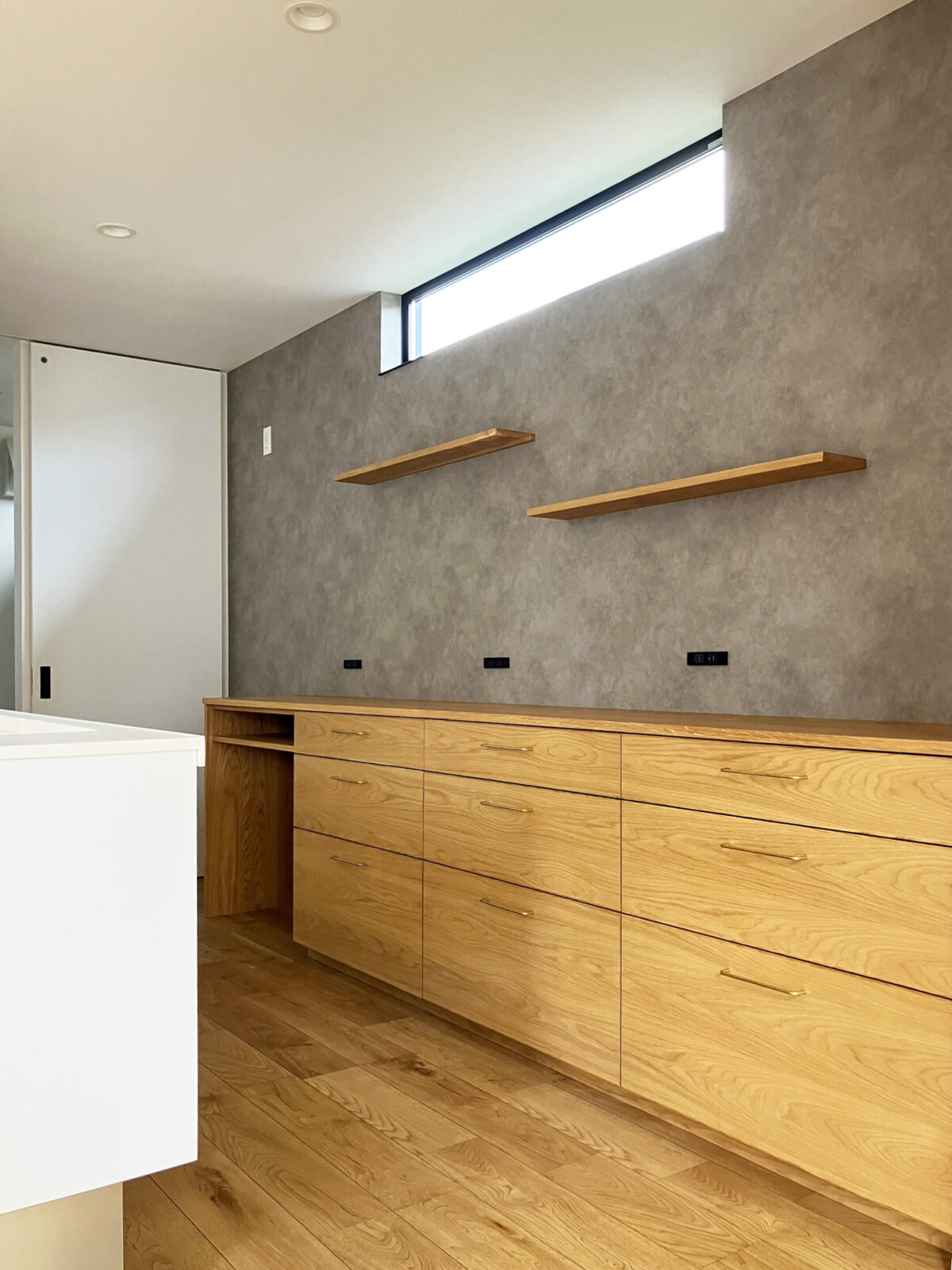 オーダー家具・オークのカップボード／関西・奈良