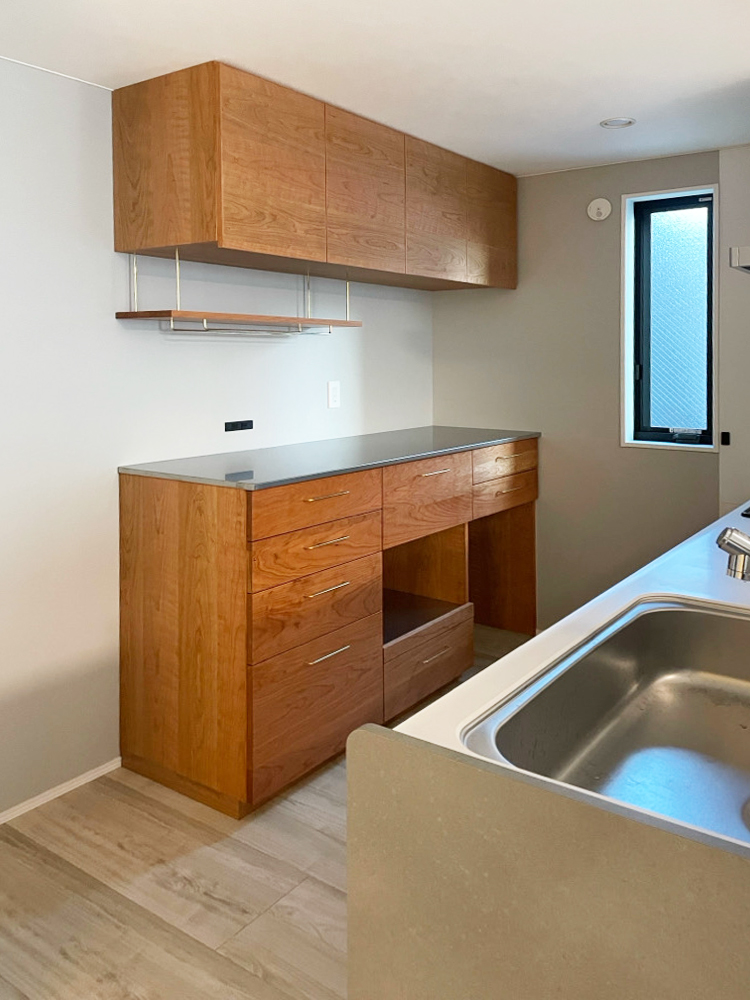 オーダー家具・チェリーのカップボード/関東・東京