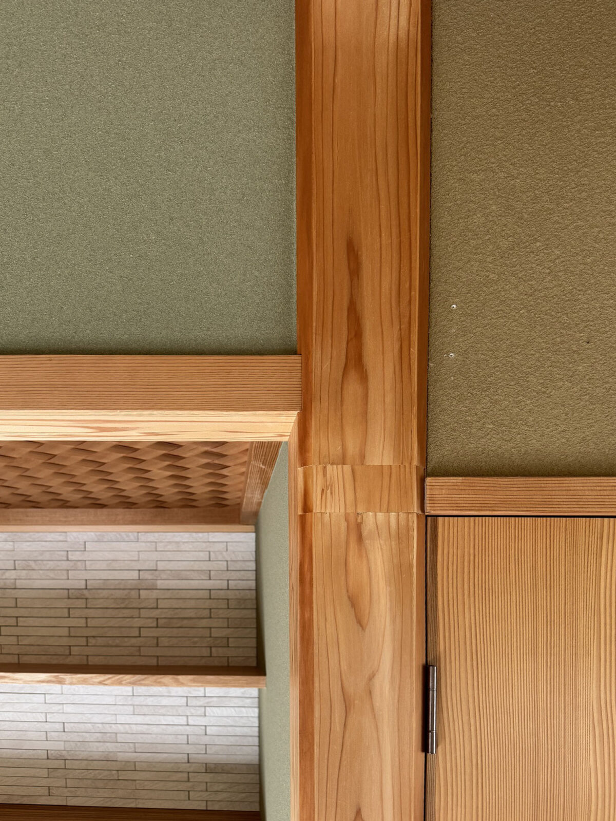 オーダー家具・タモの本棚+引き出し収納／関西・大阪