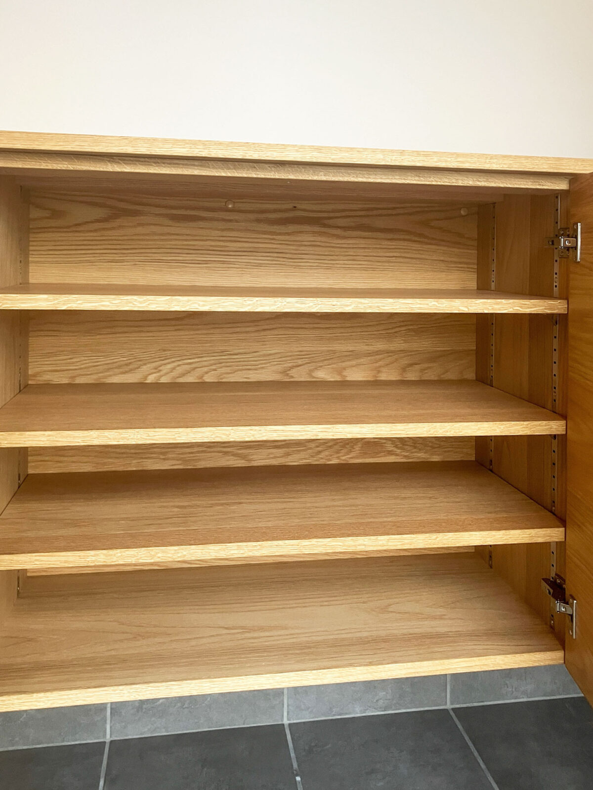 オーダー家具・オークの玄関収納／関東・東京