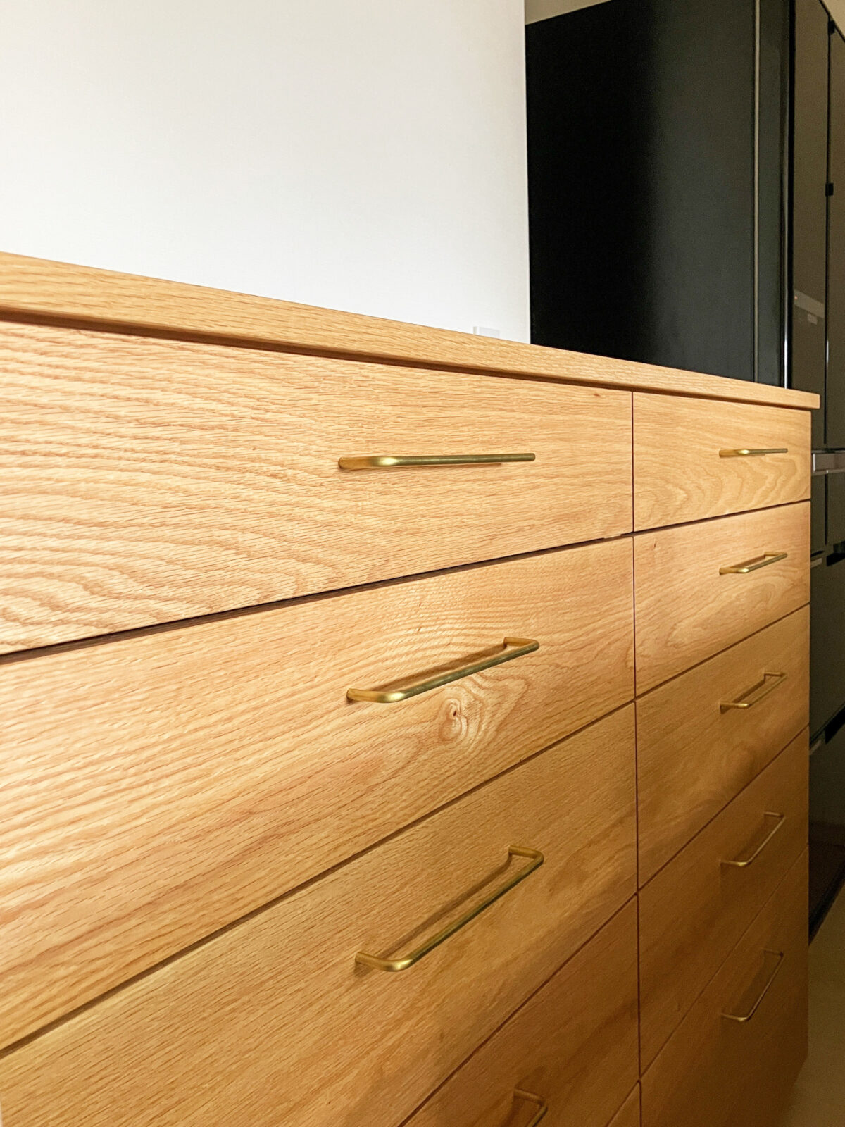 オーダー家具・オークのカップボード／関西・京都