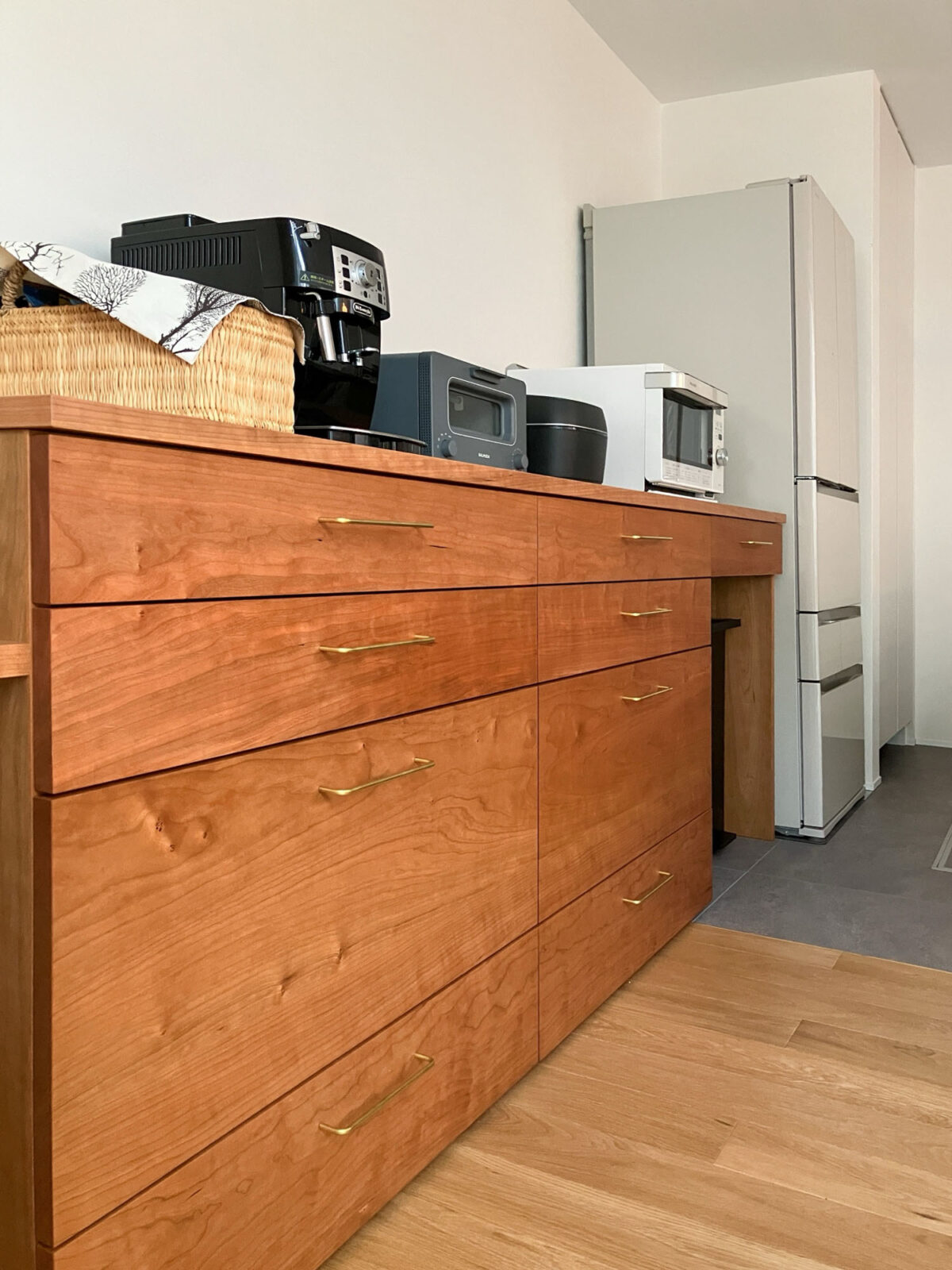 オーダー家具・チェリーのカップボード&デスク/関西・大阪