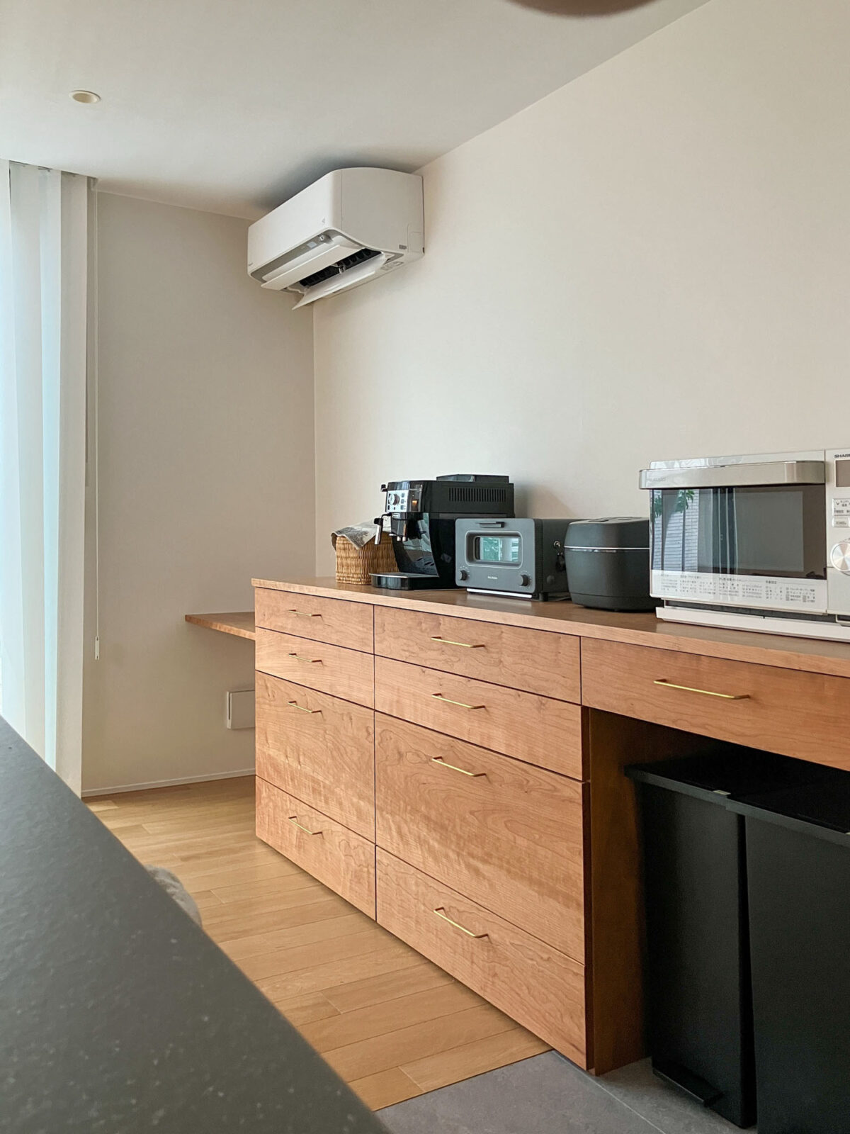 オーダー家具・チェリーのカップボード&デスク/関西・大阪