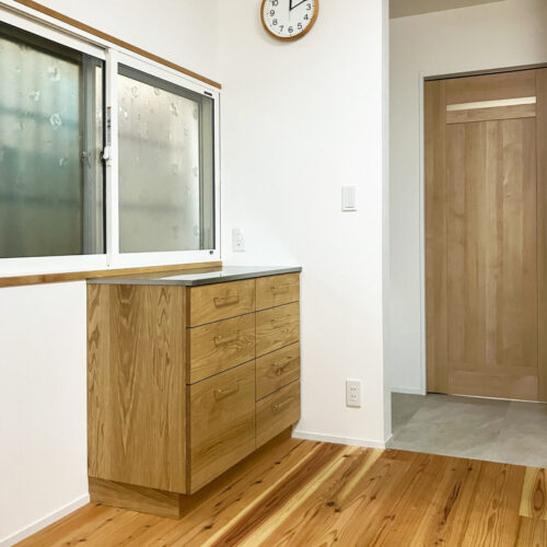 オーダー家具・クリのカップボード／関西・大阪