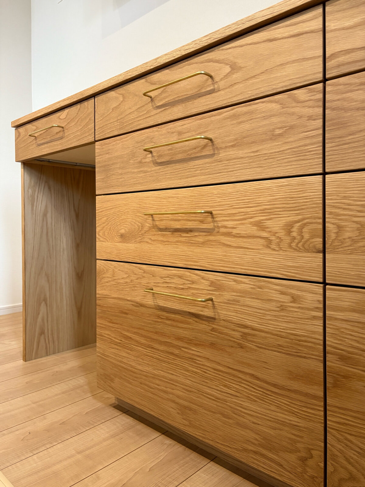 オーダー家具・オークのカップボード／関東・東京