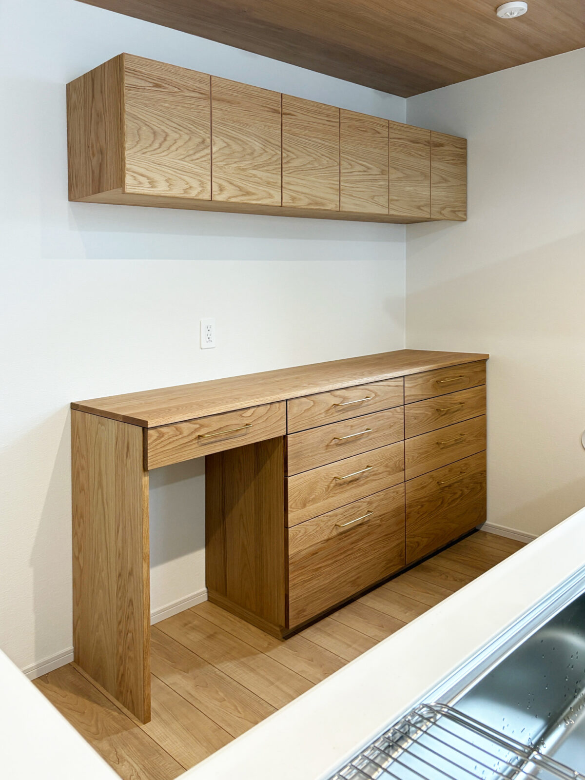 オーダー家具・オークのカップボード／関東・東京