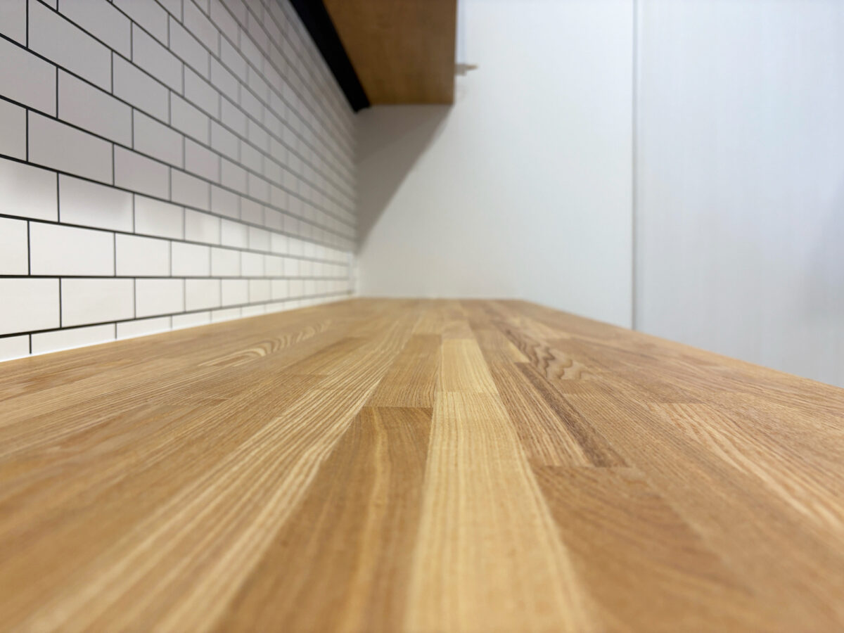 オーダー家具・タモのカップボード/中部・長野