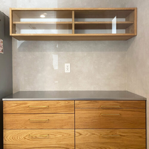 オーダー家具・オークのカップボード／関東・東京