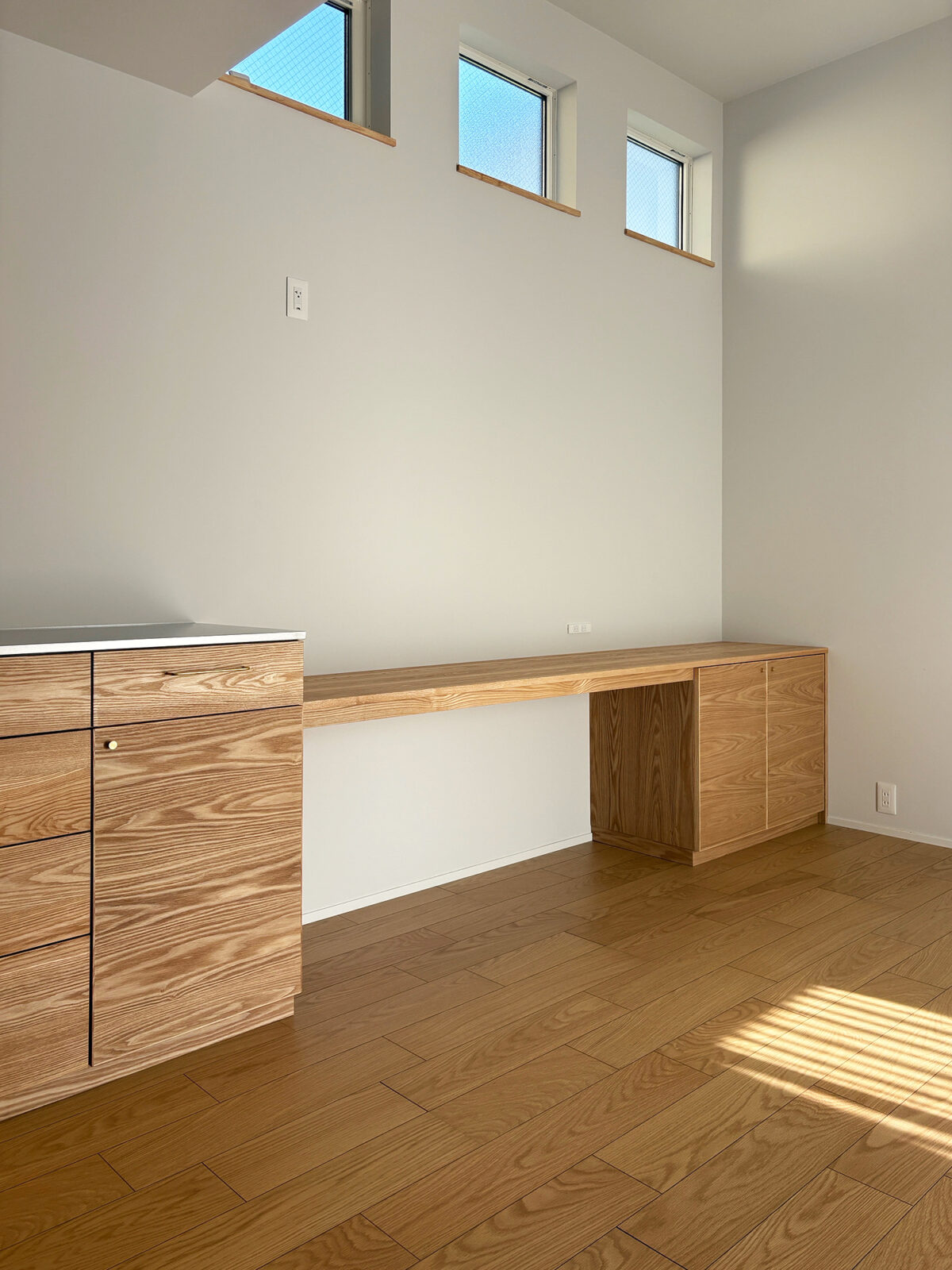 オーダー家具・タモのデスク/東海・愛知