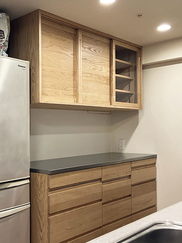 オーダー家具・クリのカップボード/関西・京都