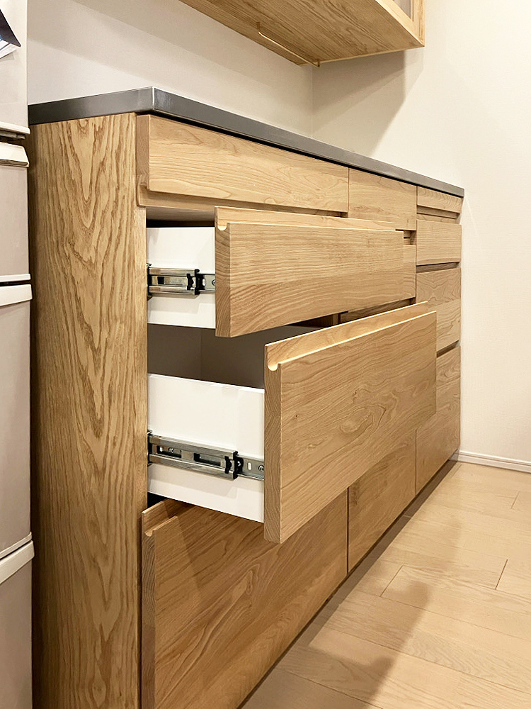 オーダー家具・クリのカップボード/関西・京都