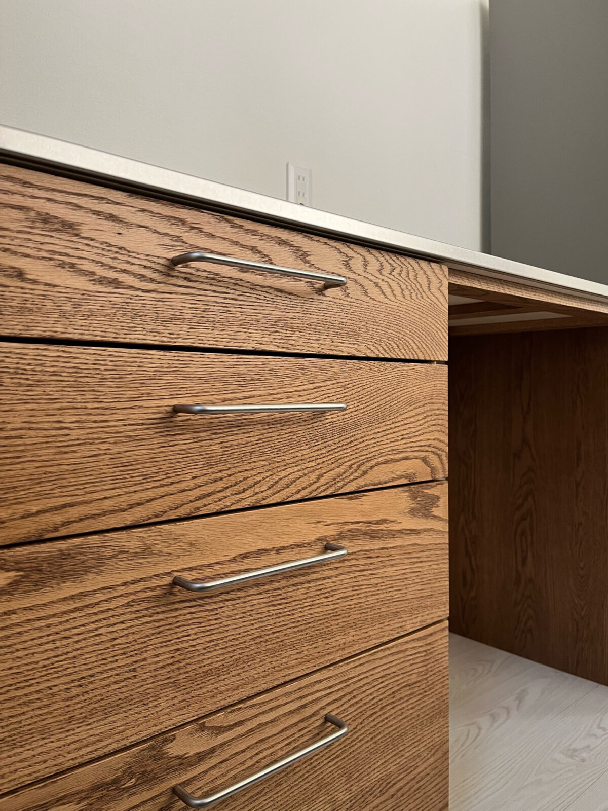 オーダー家具・レッドオークのカップボード/関東・千葉