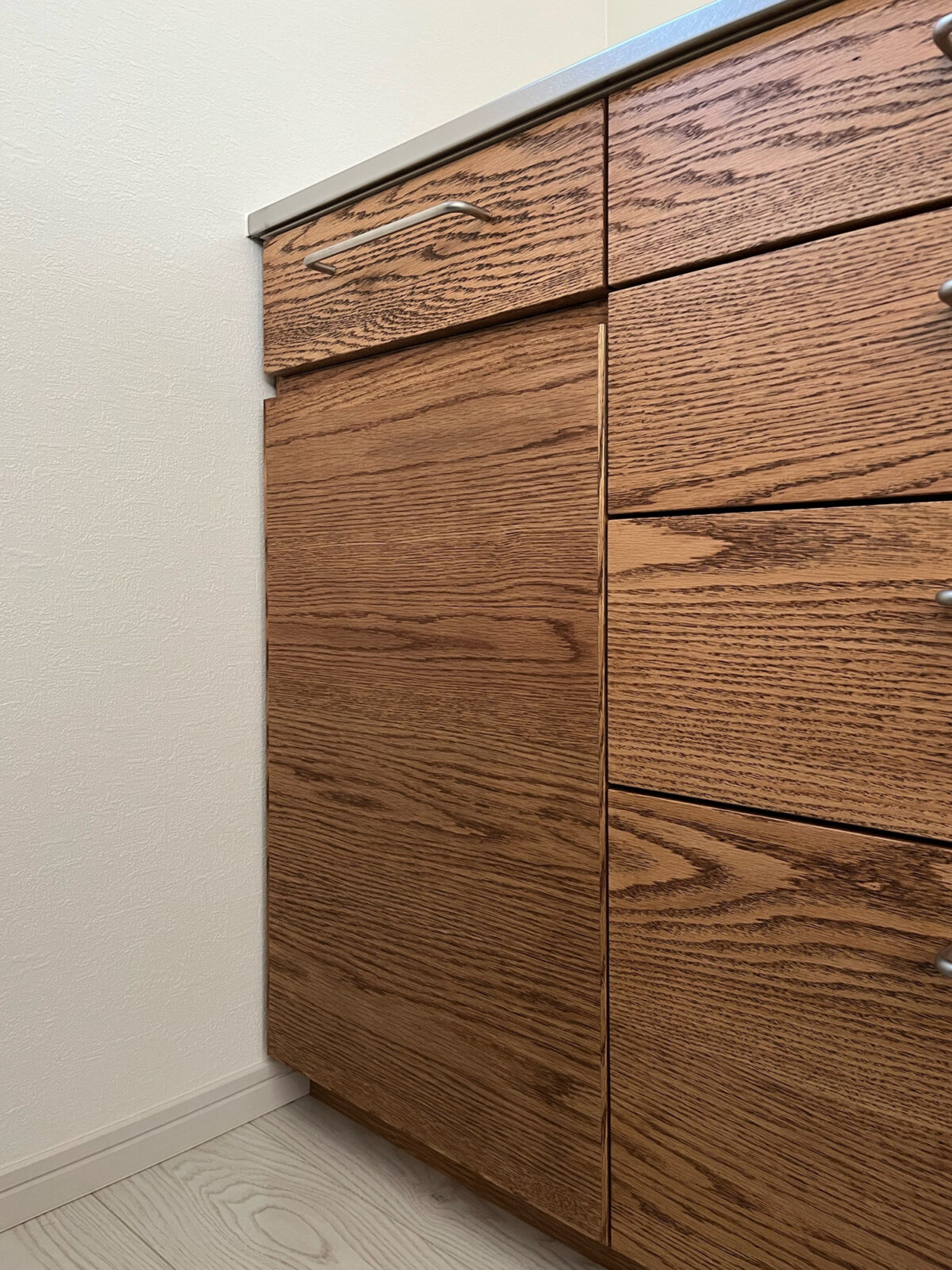 オーダー家具・レッドオークのカップボード/関東・千葉