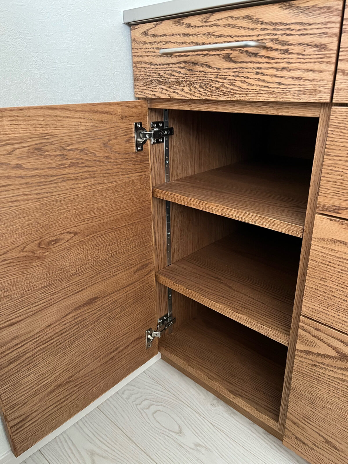 オーダー家具・レッドオークのカップボード/関東・千葉