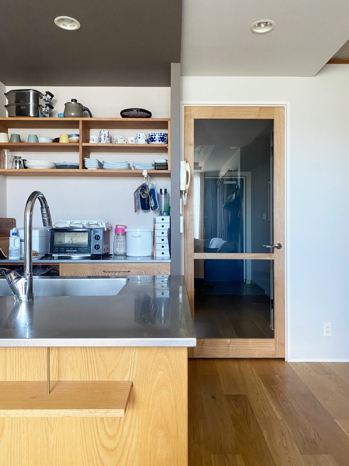 オーダー家具・タモの建具/関西・兵庫