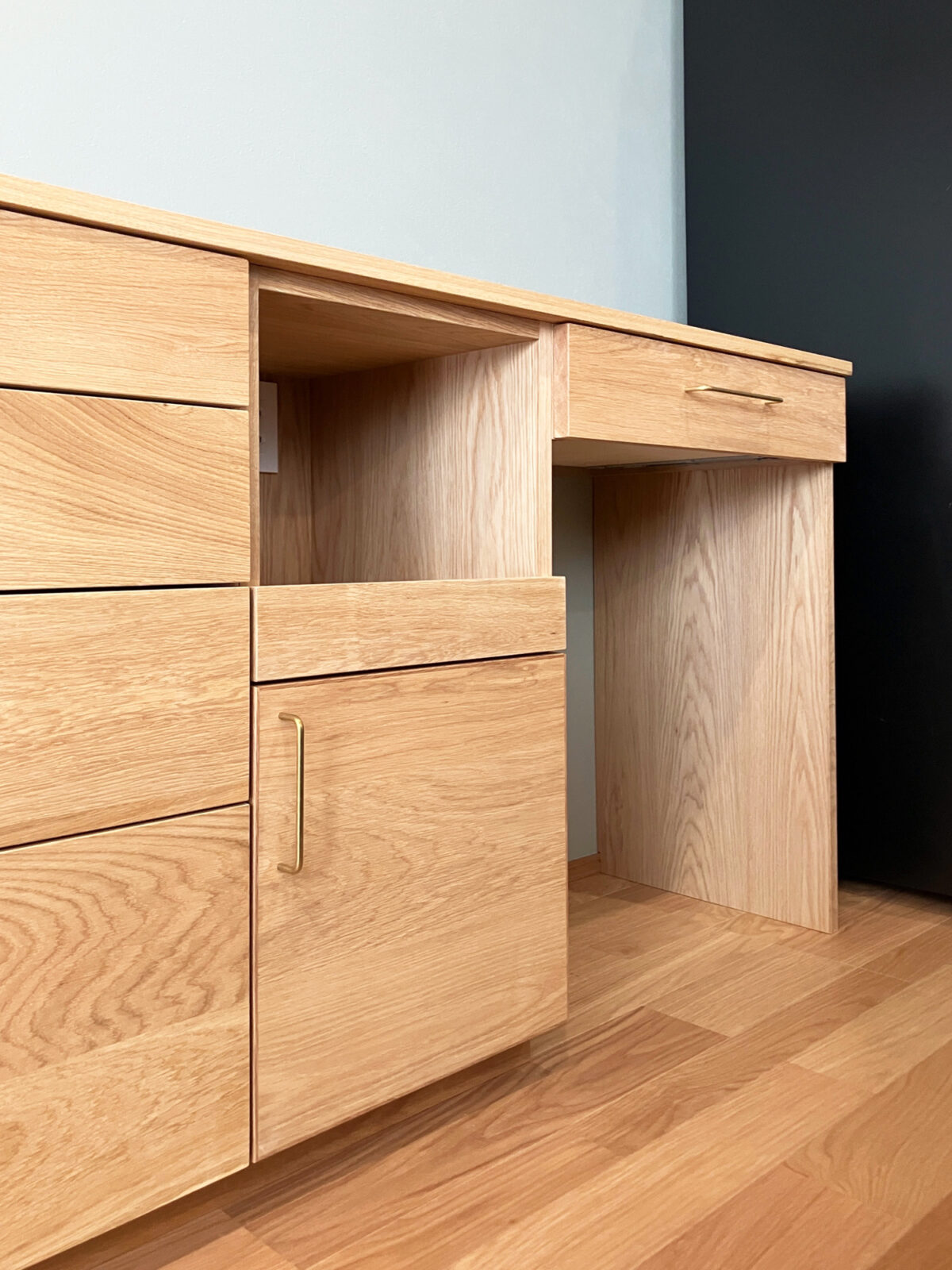 オーダー家具・オークのカップボード/関西・大阪