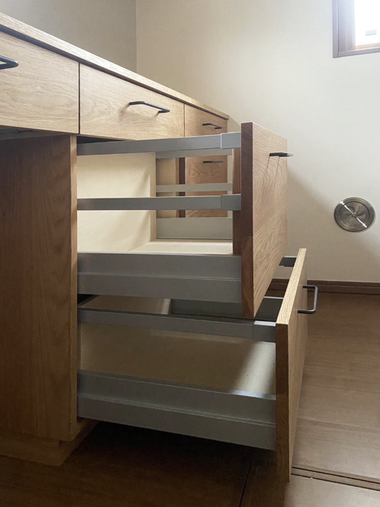 オーダー家具・オークのカップボード／関東・東京