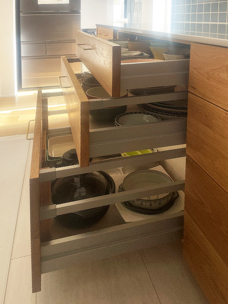 オーダー家具・オークのカップボード／関東・東京