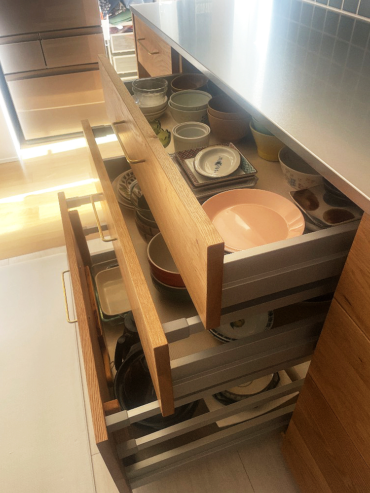 オーダー家具・オークのカップボード／関東・東京