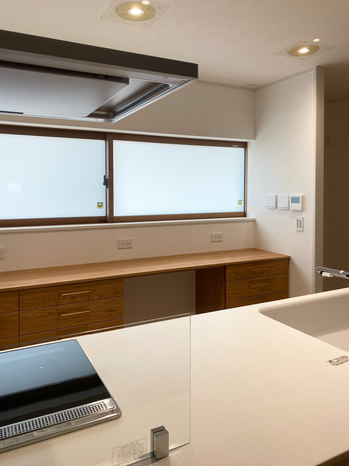 オーダー家具・オークのカップボード／中国地方・山口