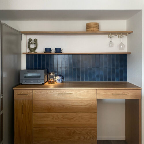 オーダー家具・オークのカップボード/九州・福岡