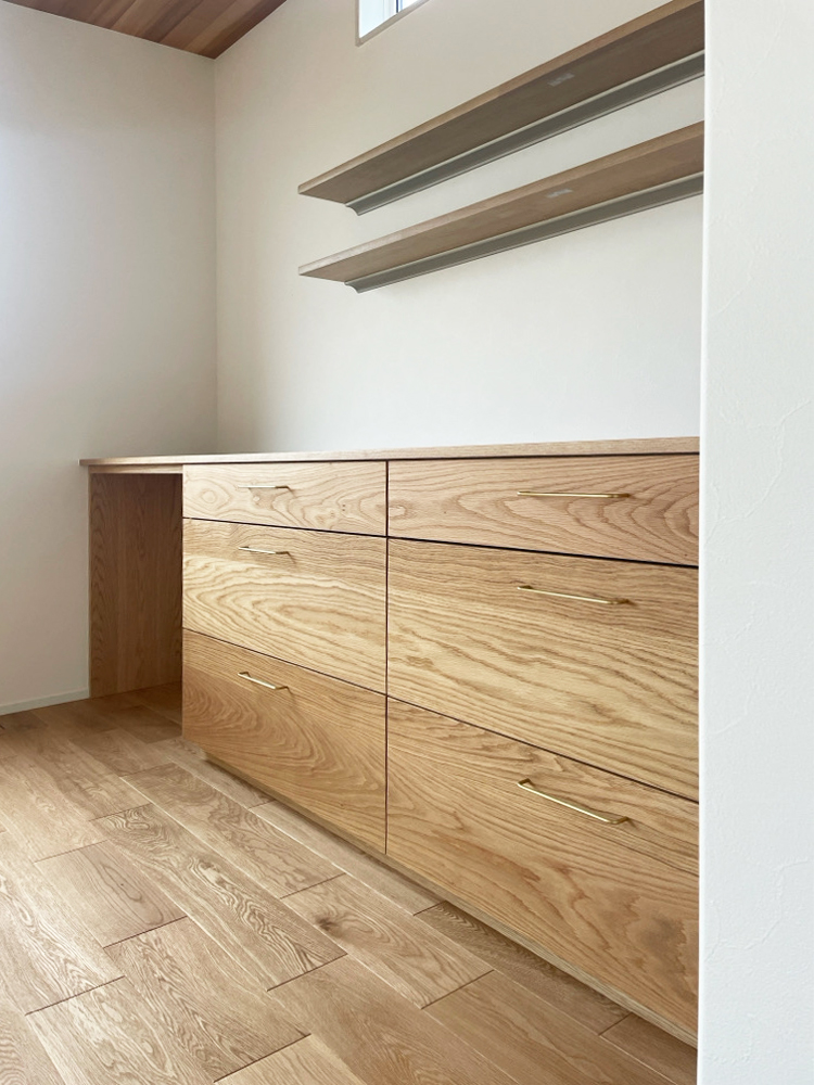 オーダー家具・オークのカップボード／関東・埼玉