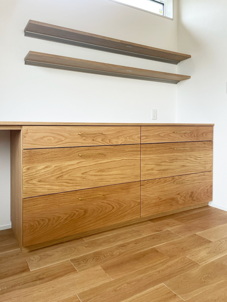 オーダー家具・オークのカップボード／関東・埼玉