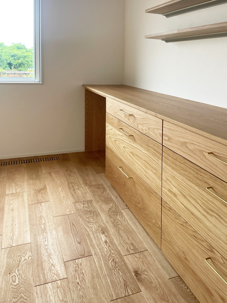 オーダー家具・オークのカップボード／関東・埼玉